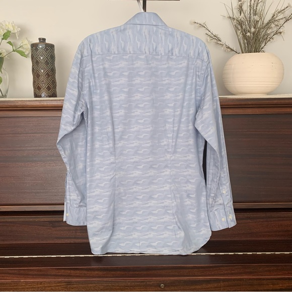 Ted Baker Endurance Button Down Shirt, Light Blue - Picture 4 of 12